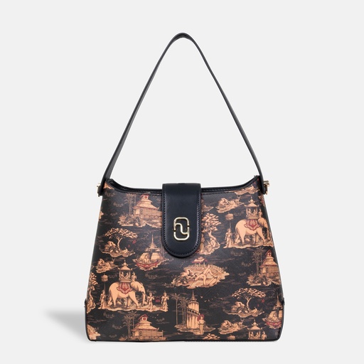 [YG10O2305B] Dannari Onyx Hobo Bag