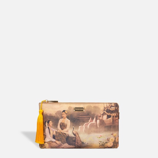 [YG11C2101J] Yu Wadi  Old Gold  Wallet Pouch